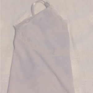 Three women’s tops. Tank top Cardigan Sweater